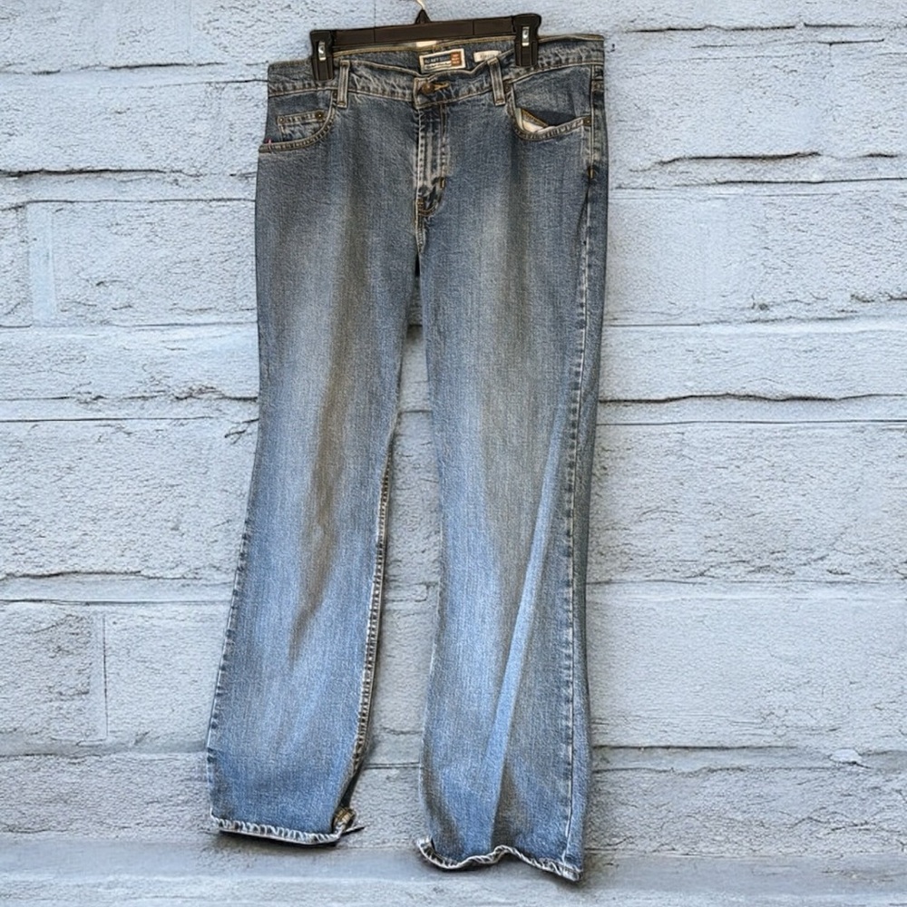 Old Navy just below waist stretch blue jean size 14
